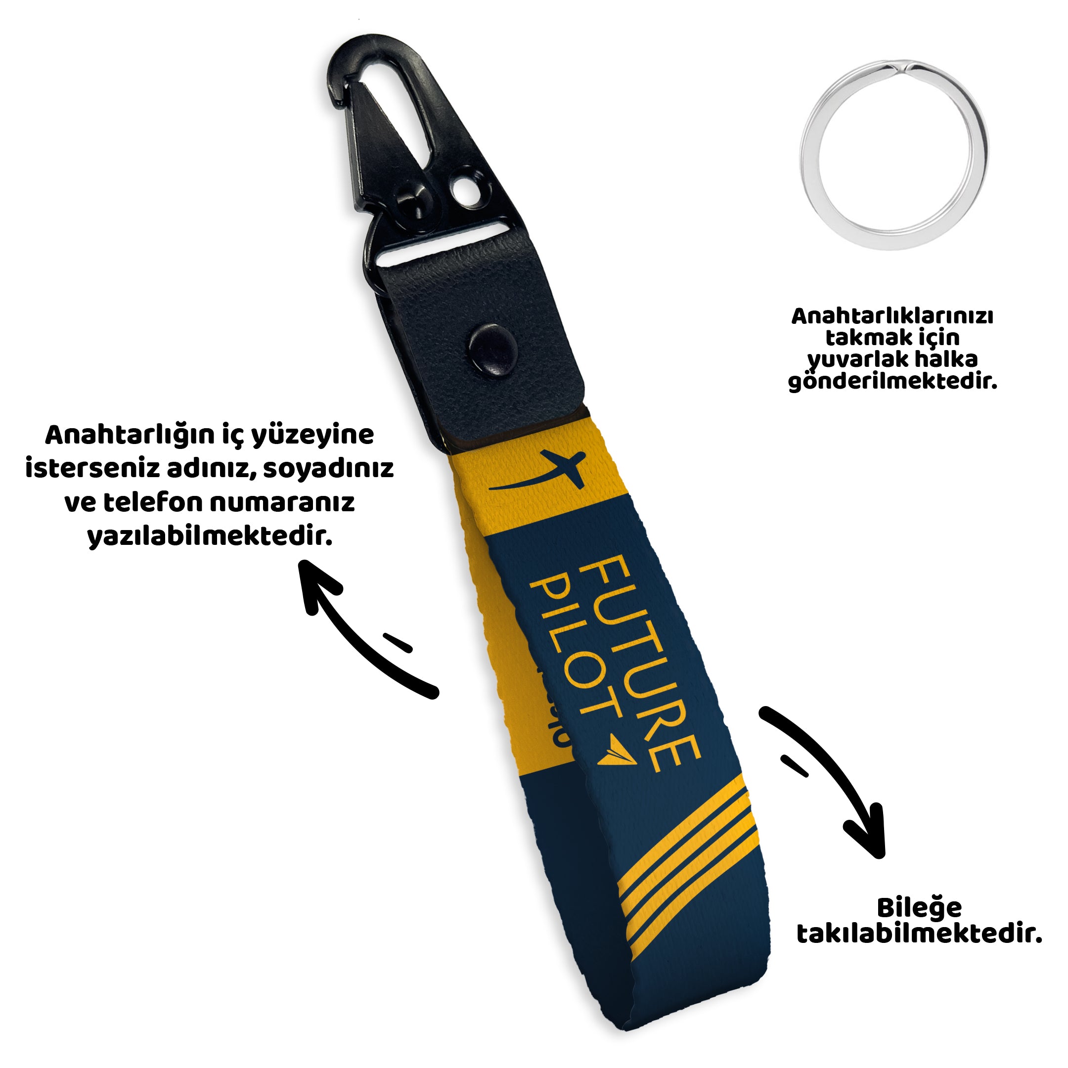 Future Pilot | Anahtarlık | 7 Renk